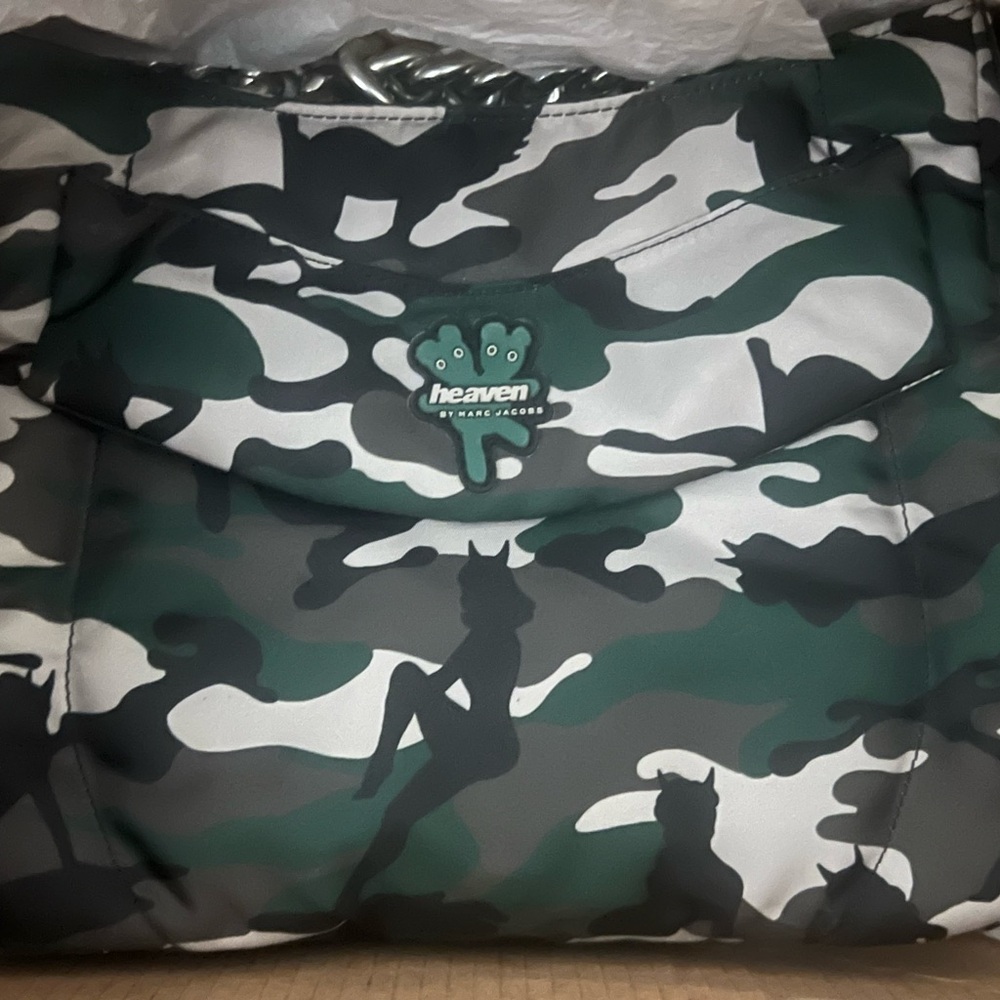 rare heaven by marc jacobs camo camouflage shoulder bag